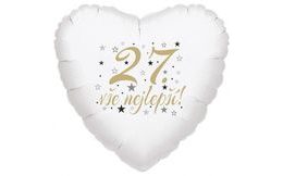27. narozeniny balónek srdce