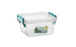 Plastic food storage box with cap - 350 ml