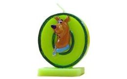 Scooby Doo birthday cake candle - number 0