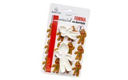 Mr. Gingerbread Man 2 pieces - Marzipan and modelling mould