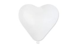 Balloon Heart white 1 pc