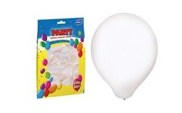 balónek nafukovací standard 30cm bílý 8000119