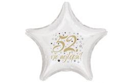 52. narozeniny balónek hvězda