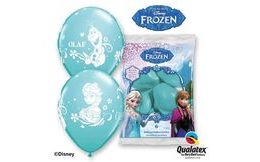 Balloons Frozen - Ice Kingdom 30 cm Anna, Elsa and Olaf 6 pcs