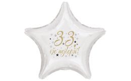 33. narozeniny balónek hvězda