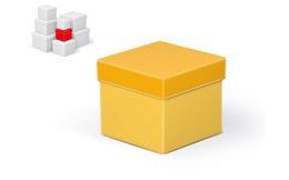 krabice dárková C-C002-B 10x10x9cm 5370787
