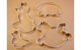 Set of dough cutters - Figures with a rocking horse