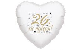 26. narozeniny balónek srdce