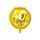 Balón foliový 40. narozeniny zlatý, 45 cm