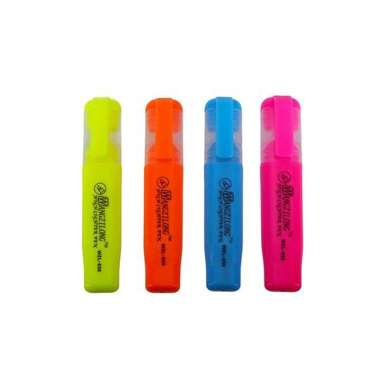 Neon highlighters - 4 pcs