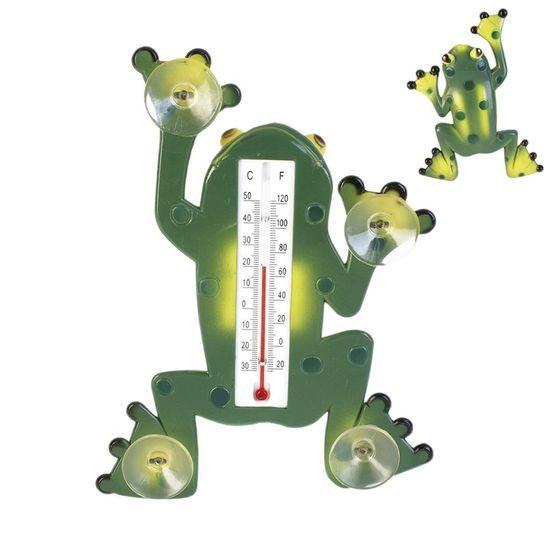 Outdoor thermometer for window Frog