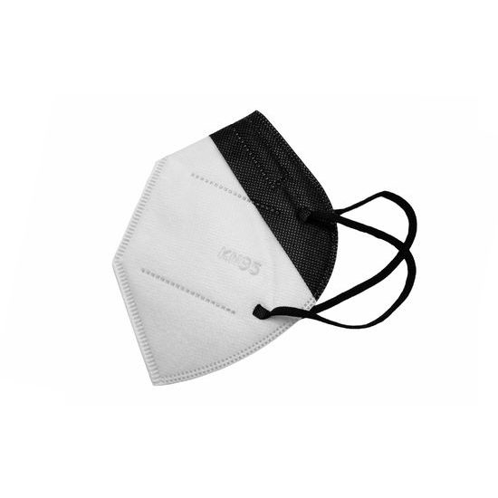 Respirační ochranná maska KN95 - černo-bílá