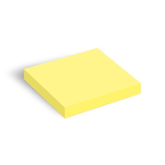 bloček samolepící 75x75mm 100 listů žlutý neon 7500889