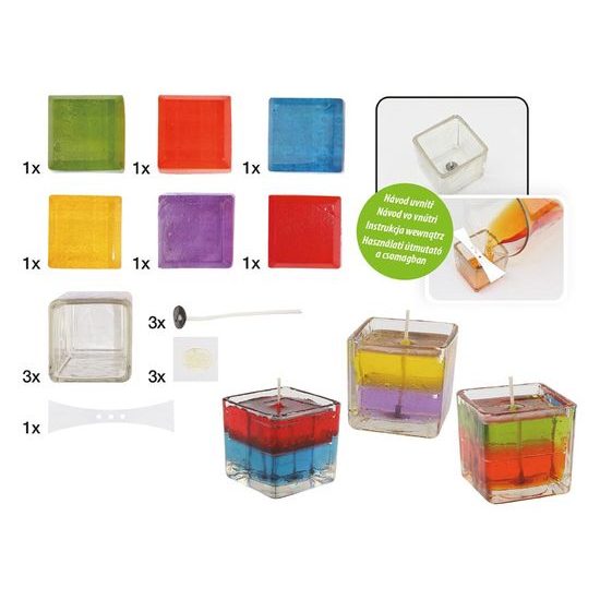 DIY Creative set for making candles at home