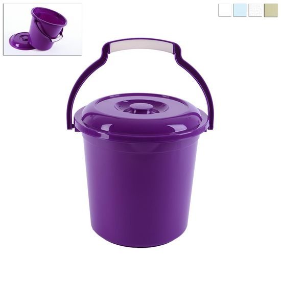 Plastic bucket - bucket with lid - 5 l