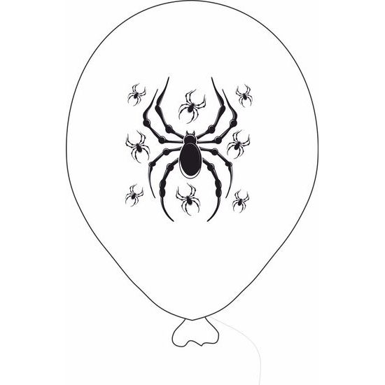 Balónek pavouk bílý