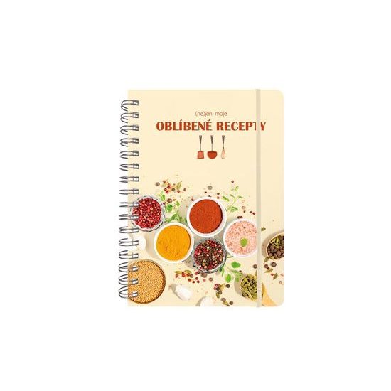 Recipe notebook - 80 pages - 220x158mm