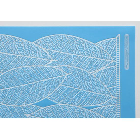 Silikonová otiskovací podložka - Listy - Leaves XXL - 28 x 41 cm