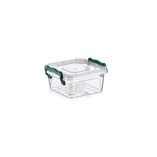 Plastic food storage box with cap - 350 ml