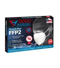 certifikovaný český respirátor FFP2 GOOD MASK balení 3 ks