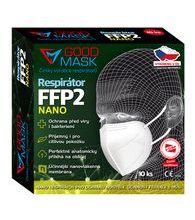 Nanorespirator FFP2 GOOD MASK GM2 NANO - 10 pcs