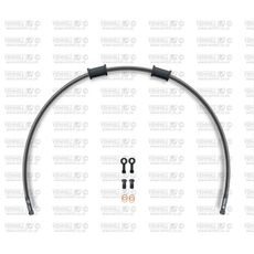 REAR BRAKE HOSE KIT VENHILL POWERHOSEPLUS TRI-6001RB-CB (1 HOSE IN KIT) CARBON HOSES, BLACK FITTINGS