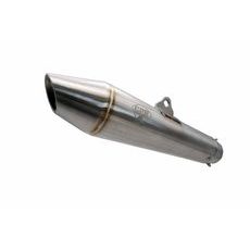 UNIVERSAL RACING SILENCER GPR VINTAVOGE CAFÉ RACER CAFE.RACE.7 BRUSHED STAINLESS STEEL WITHOUT LINK PIPE