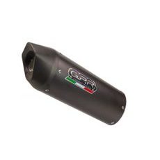 SLIP-ON EXHAUST GPR FURORE EVO4 E4.HU.50.FNE4 MATTE BLACK INCLUDING REMOVABLE DB KILLER AND LINK PIPE