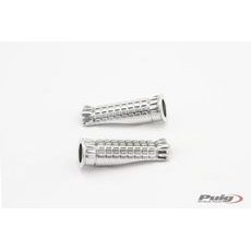 FOOTPEGS WITHOUT ADAPTERS PUIG R-FIGHTER 9192P SILVER
