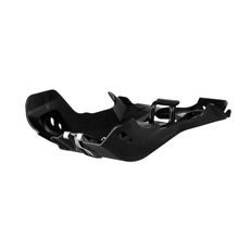 SKID PLATE POLISPORT 8475200001 WITH LINK PROTECTOR CRNI