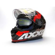 FULL FACE HELMET AXXIS EAGLE SV DIAGON D1 GLOSS RED M