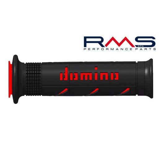 HAND GRIPS DOMINO XM2 MAXISCOOTER 184160410 BLACK/RED DOMINO