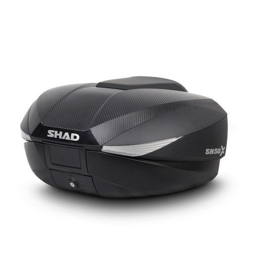 TOP CASE SHAD SH58X D0B58206B CARBON (EXPANDABLE CONCEPT) WITH PREMIUM LOCK AND BACKREST