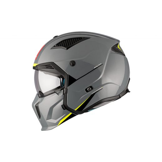 HELMET MT HELMETS STREETFIGHTER SV S SOLID A22 GLOSS GREY M