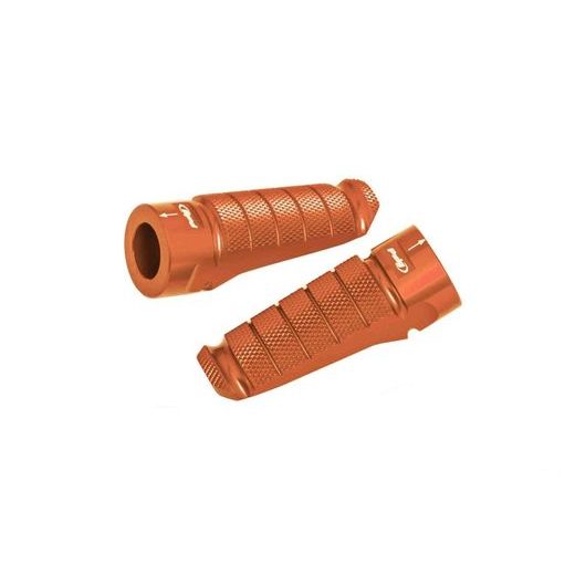 FOOTPEGS WITHOUT ADAPTERS PUIG RACING 6301T ORANGE