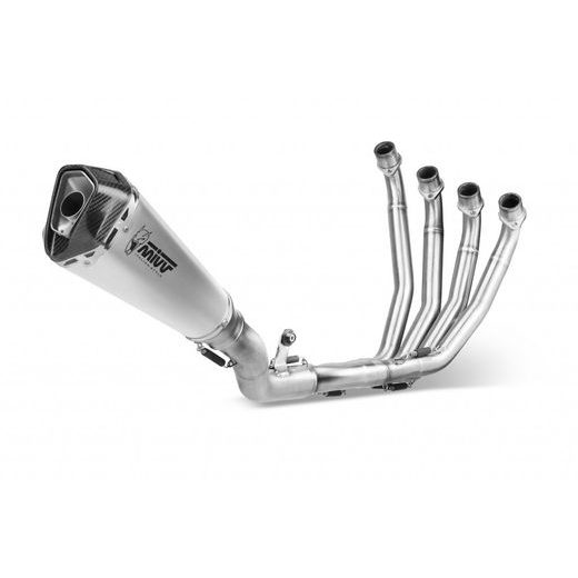 FULL EXHAUST SYSTEM MIVV DELTA RACE H.072.LDRX STAINLESS STEEL / CARBON CAP