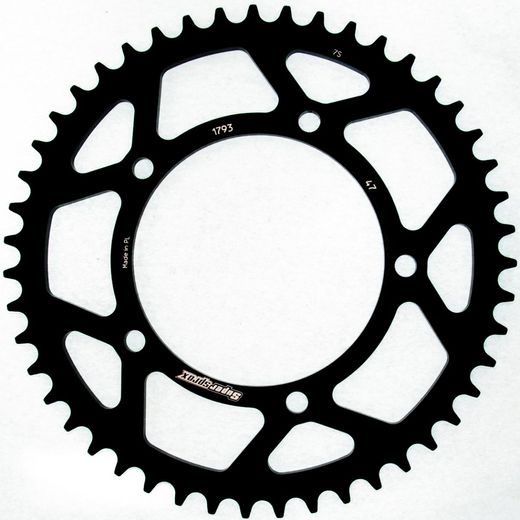 REAR ALU SPROCKET SUPERSPROX RAL-1793:47-BLK CRNI 47T, 520