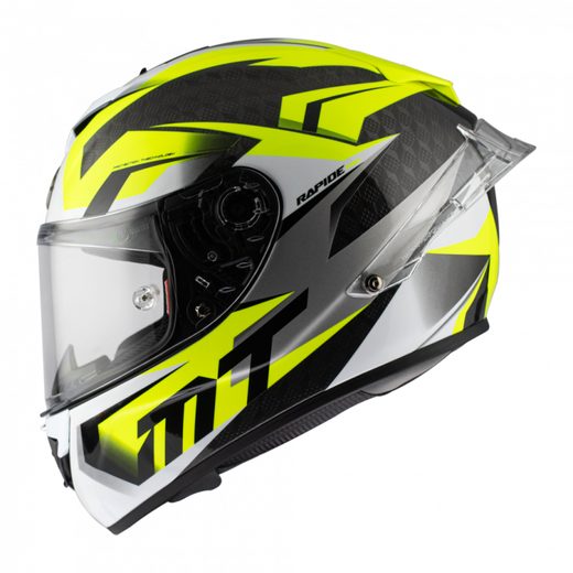 HELMET MT HELMETS RAPIDE PRO D3 GLOSS YELLOW L