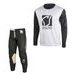 SET OF MX PANTS AND MX JERSEY YOKO SCRAMBLE BLACK; WHITE/BLACK 28 (S)