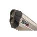 SLIP-ON EXHAUST GPR SONIC E4.BM.107.SOTIT BRUSHED TITANIUM INCLUDING REMOVABLE DB KILLER AND LINK PIPE