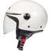 JET HELMET AXXIS SQUARE SOLID GLOSS PEARL WHITE M