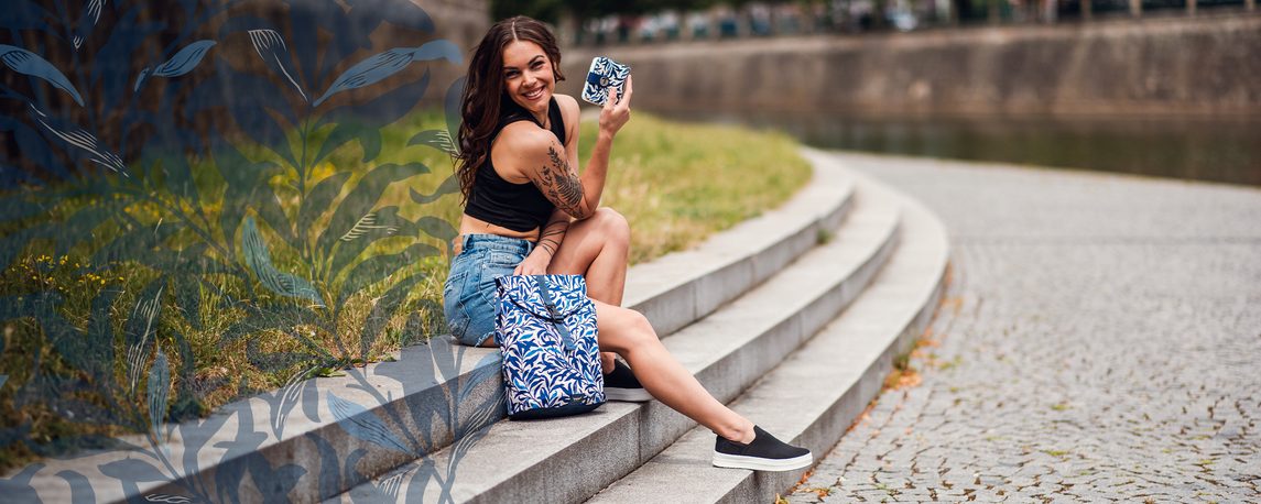 galerie Pippa Mini Leaves Blue