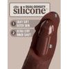 Pipedream King Cock Elite 7 Silicone Dual Density Cock Brown
