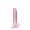 RealRock Realistic Dildo with Balls 17 cm Pink