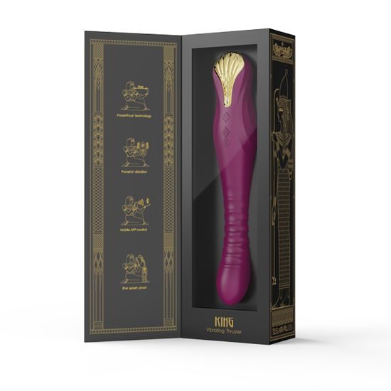 Zalo King Vibrating Thruster Velvet Purple