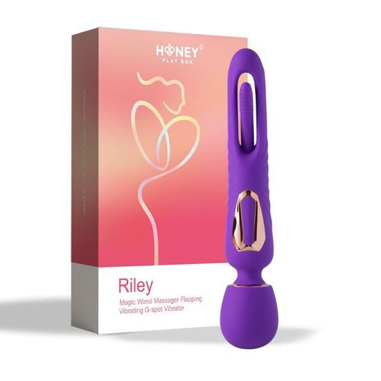 Honey Play Box Riley Vibrating Massage Wand & G-spot Tapping Stimulator