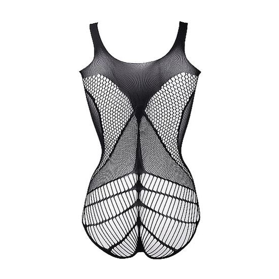 Le Désir Contrast Net Teddy Black