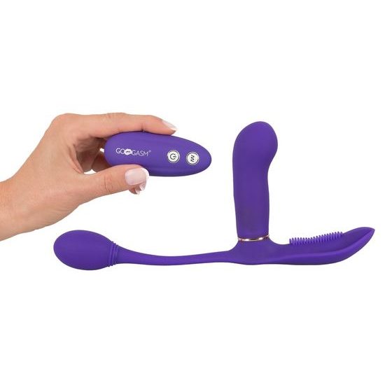 GoGasm Pussy & Ass Vibrator Purple