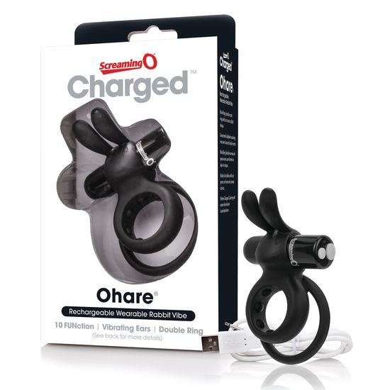 The Screaming O Charged Ohare Rabbit Vibe Black