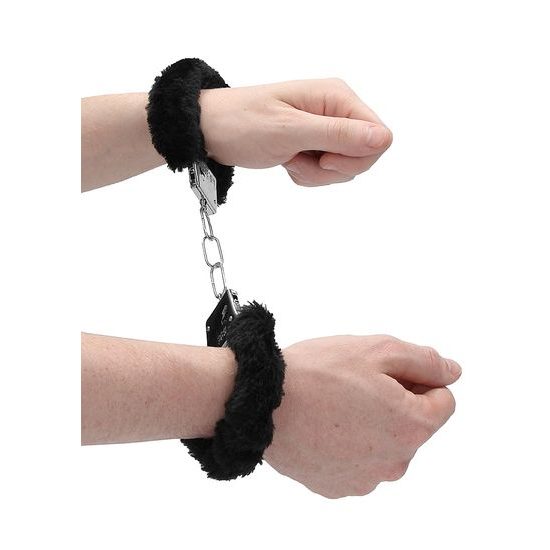 Ouch! Beginner's Handcuffs Furry Black